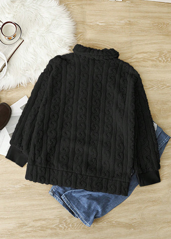 Черная демисезонная куртка SHEIN