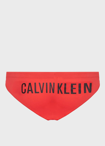 Мужские красные пляжные плавки брифы Calvin Klein