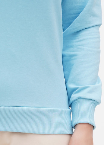 Голубой свитшот Shik однотонный без декора (295319908)