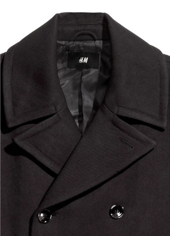 Чорне демісезонне Пальто бушлат H&M