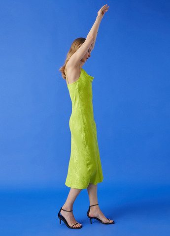 Салатовое кэжуал платье KOTON однотонное