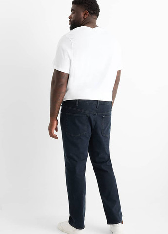 Темно-синие демисезонные прямые джинсы C&A