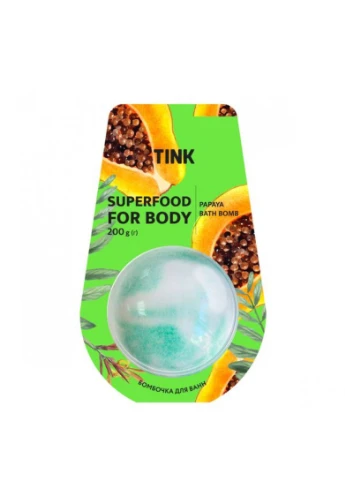 Бомбочка-гейзер для ванн Papaya 200 г Tink 4823109402089 (249978568)