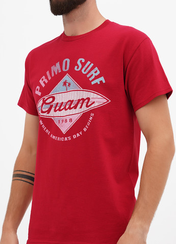 Бордова футболка Blue 84