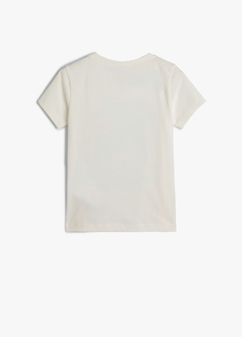 Молочная летняя футболка KOTON