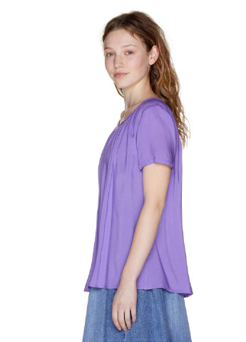 Сиреневая летняя блуза United Colors of Benetton