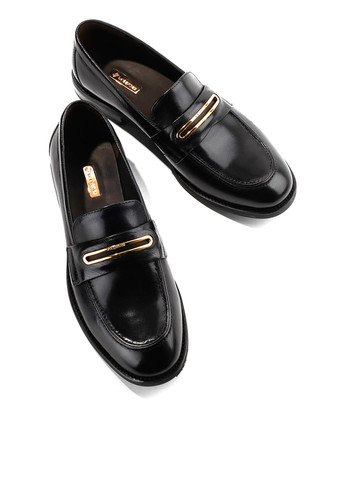 Le'BERDES Туфлі лофери чорний з натуральна шкіра, україна — демісезон (258013605)