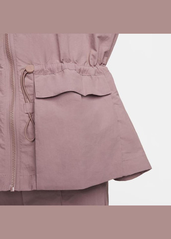 Рожева демісезонна куртка fn3669-208 Nike SPORTSWEAR EVERYTHING WOVENS WOOVERSIZED HOODED JACKET