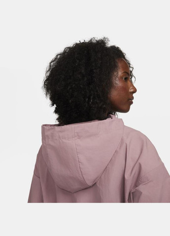 Рожева демісезонна куртка fn3669-208 Nike SPORTSWEAR EVERYTHING WOVENS WOOVERSIZED HOODED JACKET