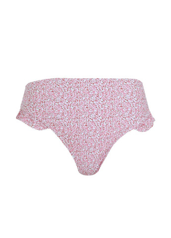 Розовые купальные трусики-плавки с цветочным принтом Boohoo
