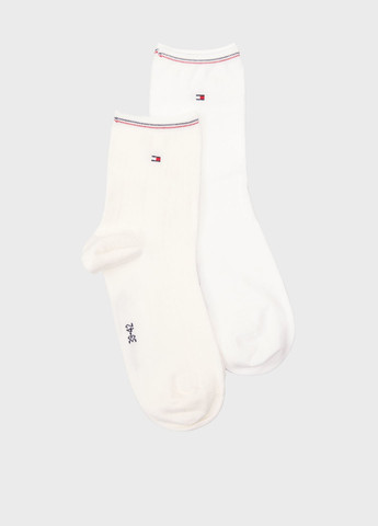 Білі носки (2 пари) Tommy Hilfiger логотипи (343745238)
