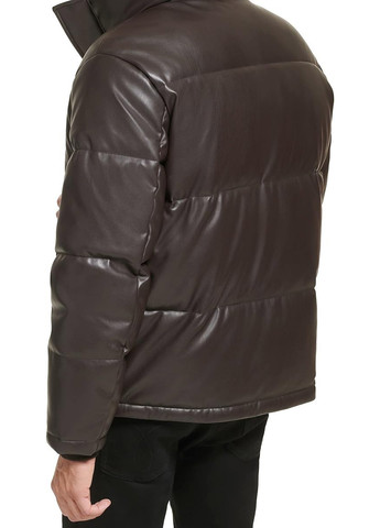 Коричневая демисезонная куртка Calvin Klein