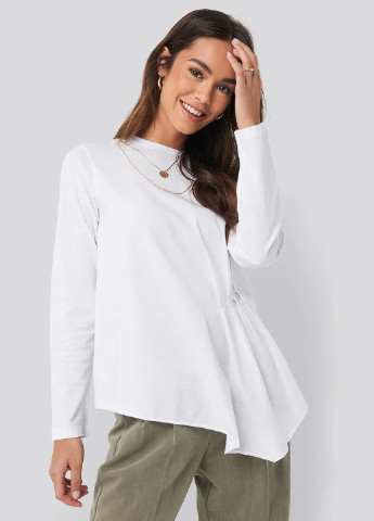 Біла демісезонна блуза NA-KD
