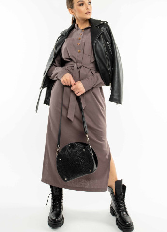 Лавандовое кэжуал платье Ри Мари однотонное