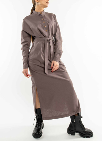 Лавандовое кэжуал платье Ри Мари однотонное