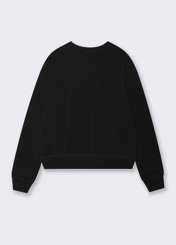 Черный свитшот Piazza Italia надпись без декора (363048314)