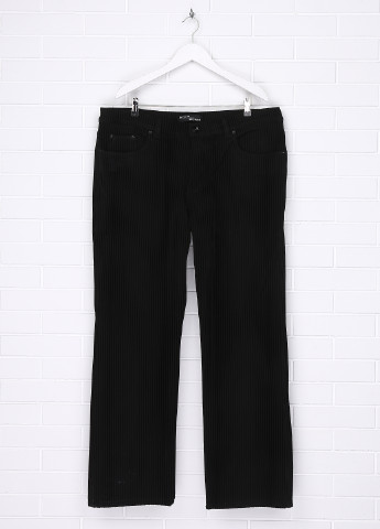 Черные кэжуал зимние прямые брюки Vip Bonis
