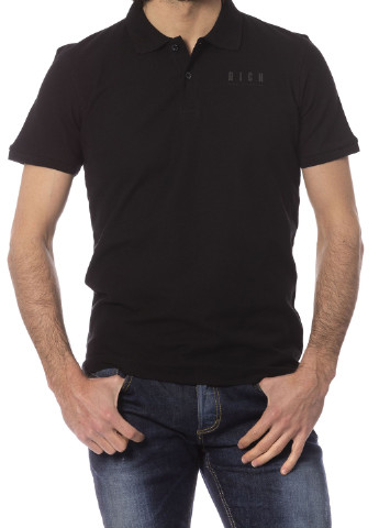 Черная футболка-поло для мужчин Richmond