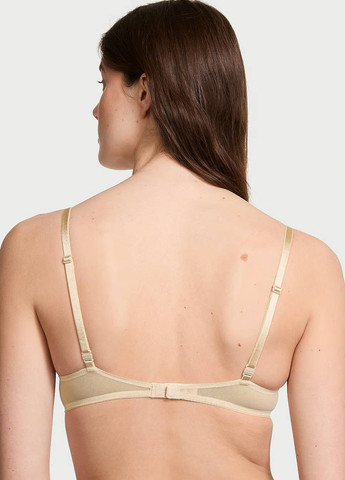 Светло-бежевый демисезонный комплект (бюстгальтер, трусики) Victoria's Secret