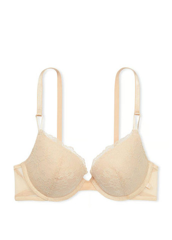 Светло-бежевый демисезонный комплект (бюстгальтер, трусики) Victoria's Secret