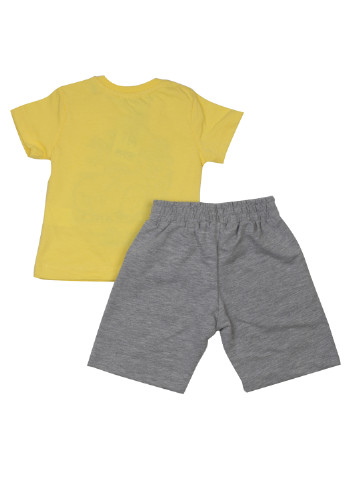 Жовтий літній комплект (футболка, шорти) Breeze