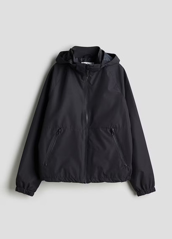 Чорна демісезонна вітровка H&M