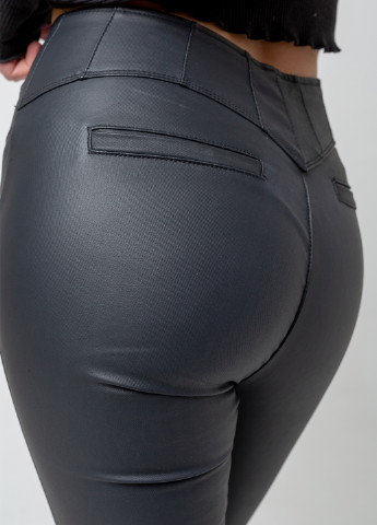 Черные кэжуал демисезонные зауженные брюки Icon