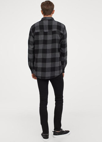 Черные демисезонные скинни джинсы H&M