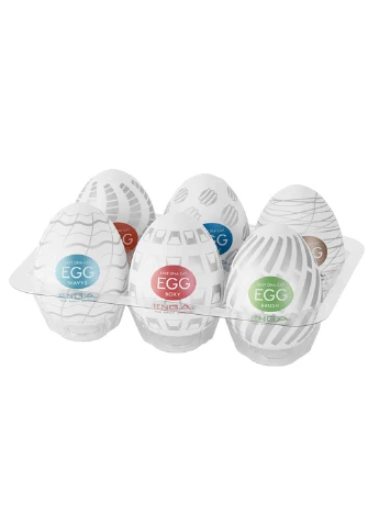 Набір яєць-мастурбаторів Egg New Standard Pack (6 яєць) Tenga (254151898)