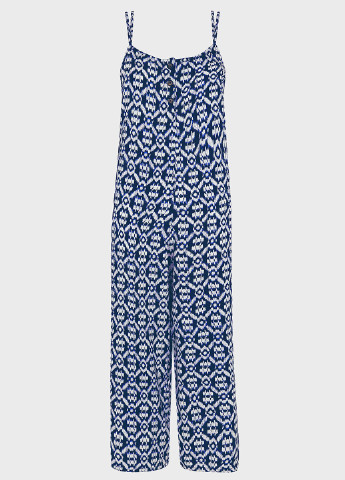 Комбинезон Accessorize комбинезон-брюки орнамент синий кэжуал вискоза