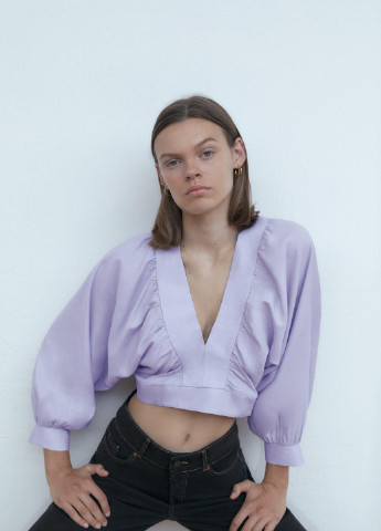 Бузкова блуза Zara