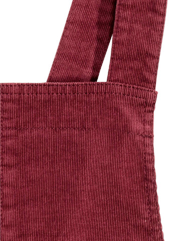 Комбинезон H&M комбинезон-шорты тёмно-красный кэжуал