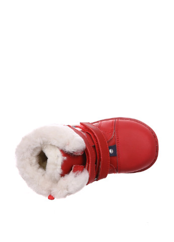 Красные кэжуал зимние ботинки Шалунишка