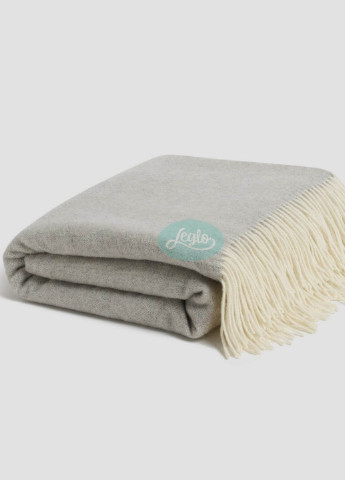 Кашеміровий плед Merino (світло-сірий) Leglo (253876230)