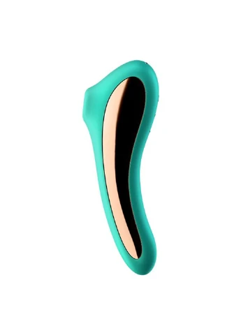 Вакуумний стимулятор із вібрацією Dual Kiss Green Satisfyer (254785209)