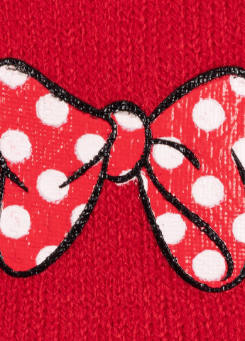 Комплект дитячий ACCCS-AW19-11DSTC Mickey&Friends шапка + шарф + рукавицы горошки красные кэжуалы акрил