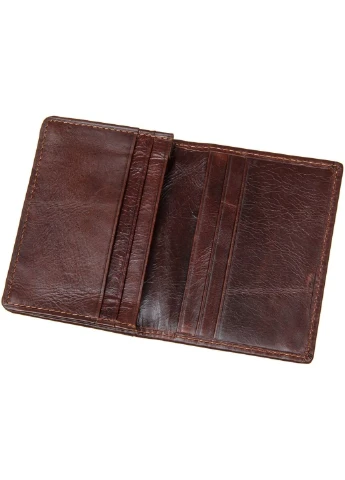 Кожаная визитница 7,5x10,5х0,5 см Vintage (253174434)