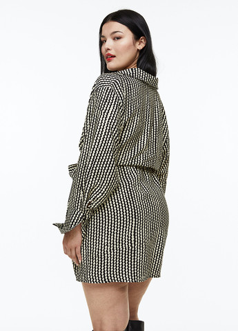 Комбінована кежуал сукня на запах H&M з малюнком