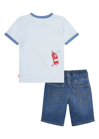 Комбінований літній комплект (футболка, шорти) Levi's