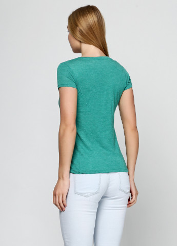 Зелена літня футболка Armani Exchange