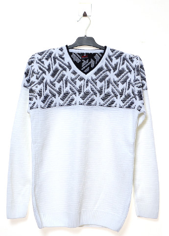 Білий демісезонний пуловер пуловер Belk