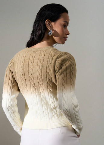 Пісочний демісезонний пуловер пуловер SHEIN