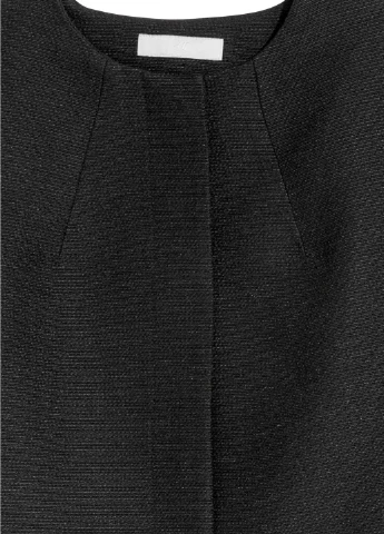 Черное демисезонное Пальто H&M