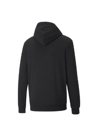 Чорна демісезонна толстовка power logo men's hoodie Puma