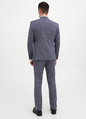 Серо-синий демисезонный костюм (пиджак, брюки) брючный Federico Cavallini