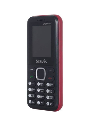 Мобильный телефон Bravis c184 pixel red (132999702)