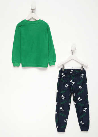 Зеленая зимняя пижама (свитшот, брюки) Lefties