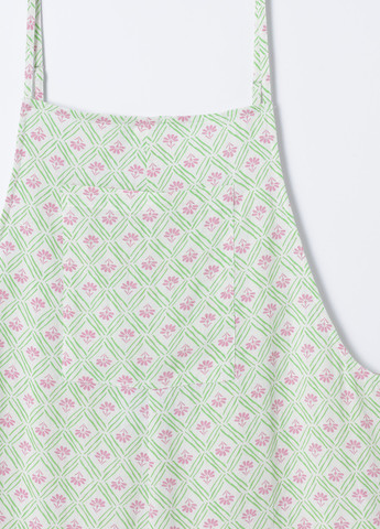 Комбинезон Lefties комбинезон-брюки цветочный зелёный кэжуал вискоза