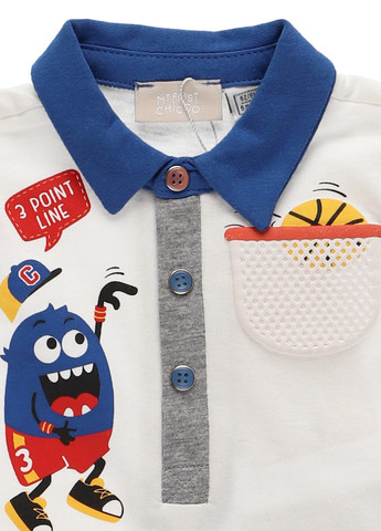 Разноцветный демисезонный кэжуал лонгслив Chicco с рисунком