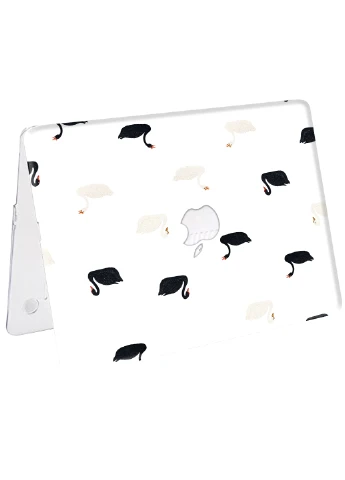 Чохол пластиковий для Apple MacBook Pro 13 A1706 / A1708 / A1989 / A2159 / A1988 Паттерн Гуси (Pattern) (9648-2778) MobiPrint (219125863)